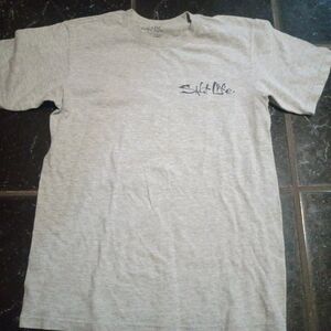 Salt Life Heather Gray Short Sleeve Tee Size S